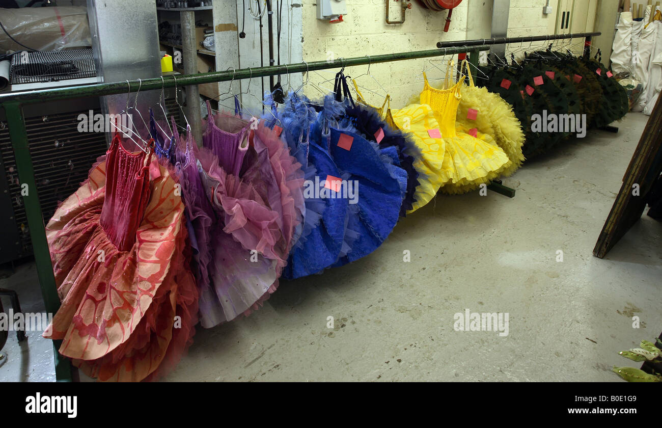 rail of theatre costumes Stock Photo - Alamy