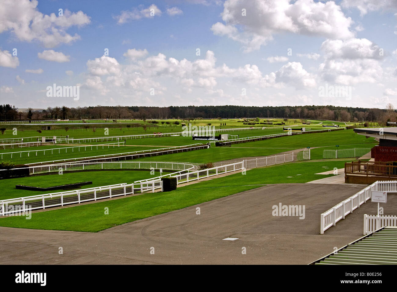 Market Rasen Racecourse Stock Photo Alamy