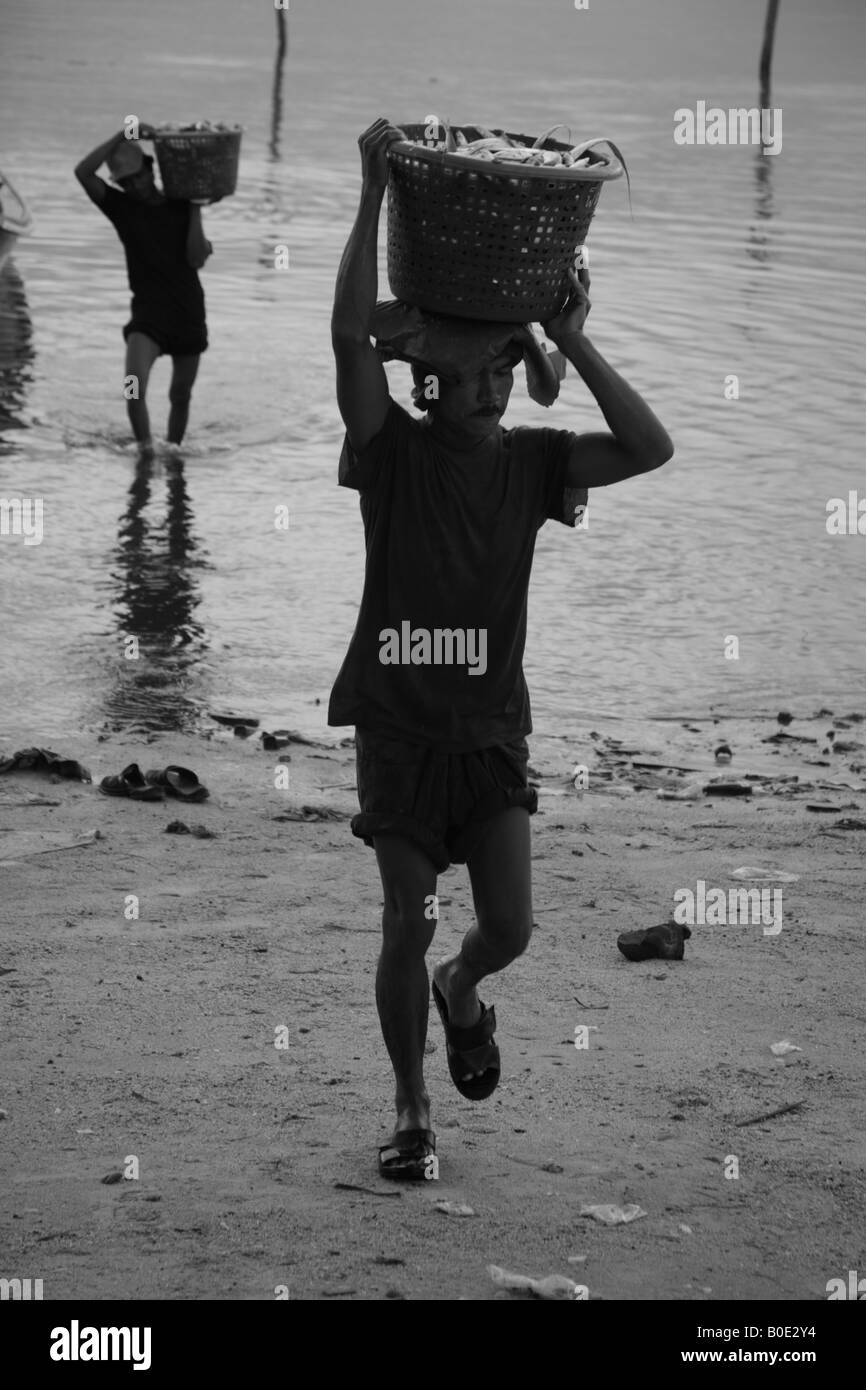 Poverty fishermen Black and White Stock Photos & Images - Alamy
