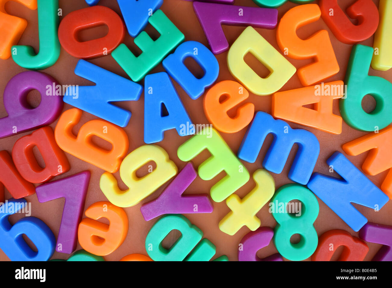 Coloured plastic letters hi-res stock photography and images - Alamy
