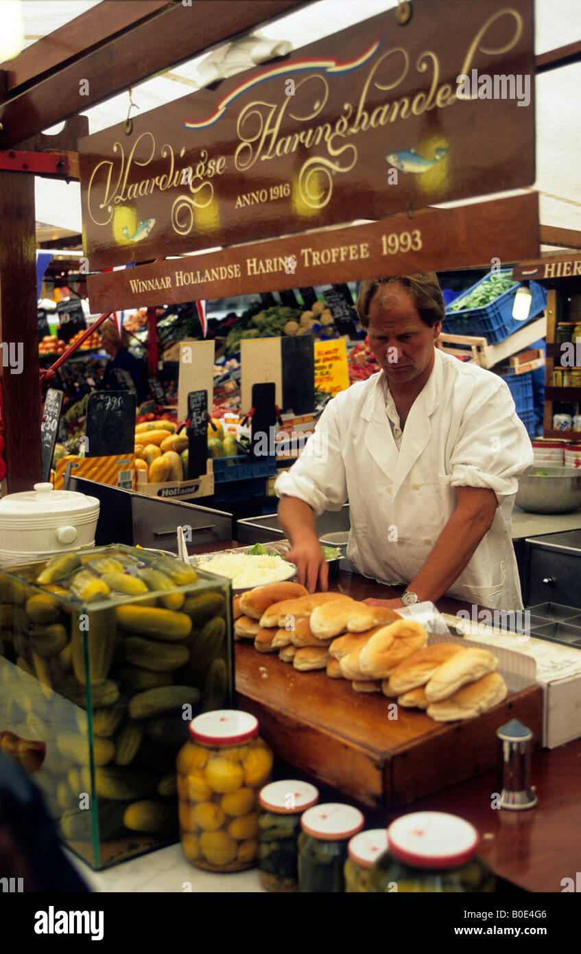 Amsterdam herring fish stall hires stock photography and images Alamy