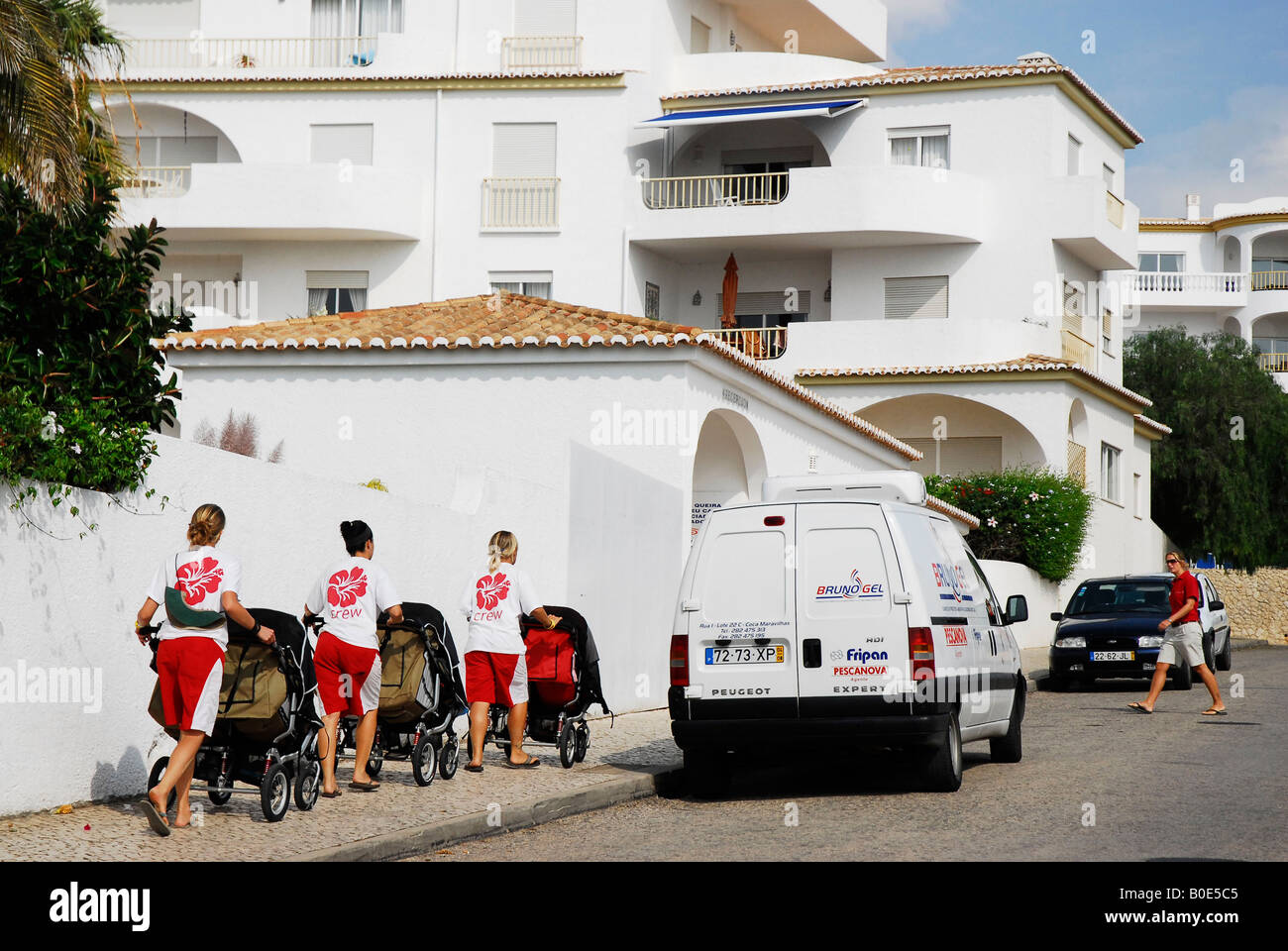 Apartment of The Ocean Club resort where Madeleine McCann disappeared PRAIA DA LUZ Algarve Portugal Stock Photo