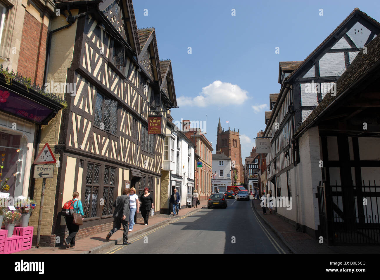 Whitburn Street in Bridgnorth Shropshire England Stock Photo Alamy