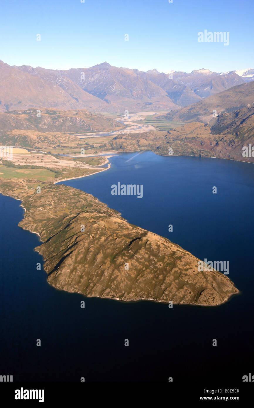 Moa Waku Island near Wanaka Mount Aspiring Mount Cook national park South Island New Zealand