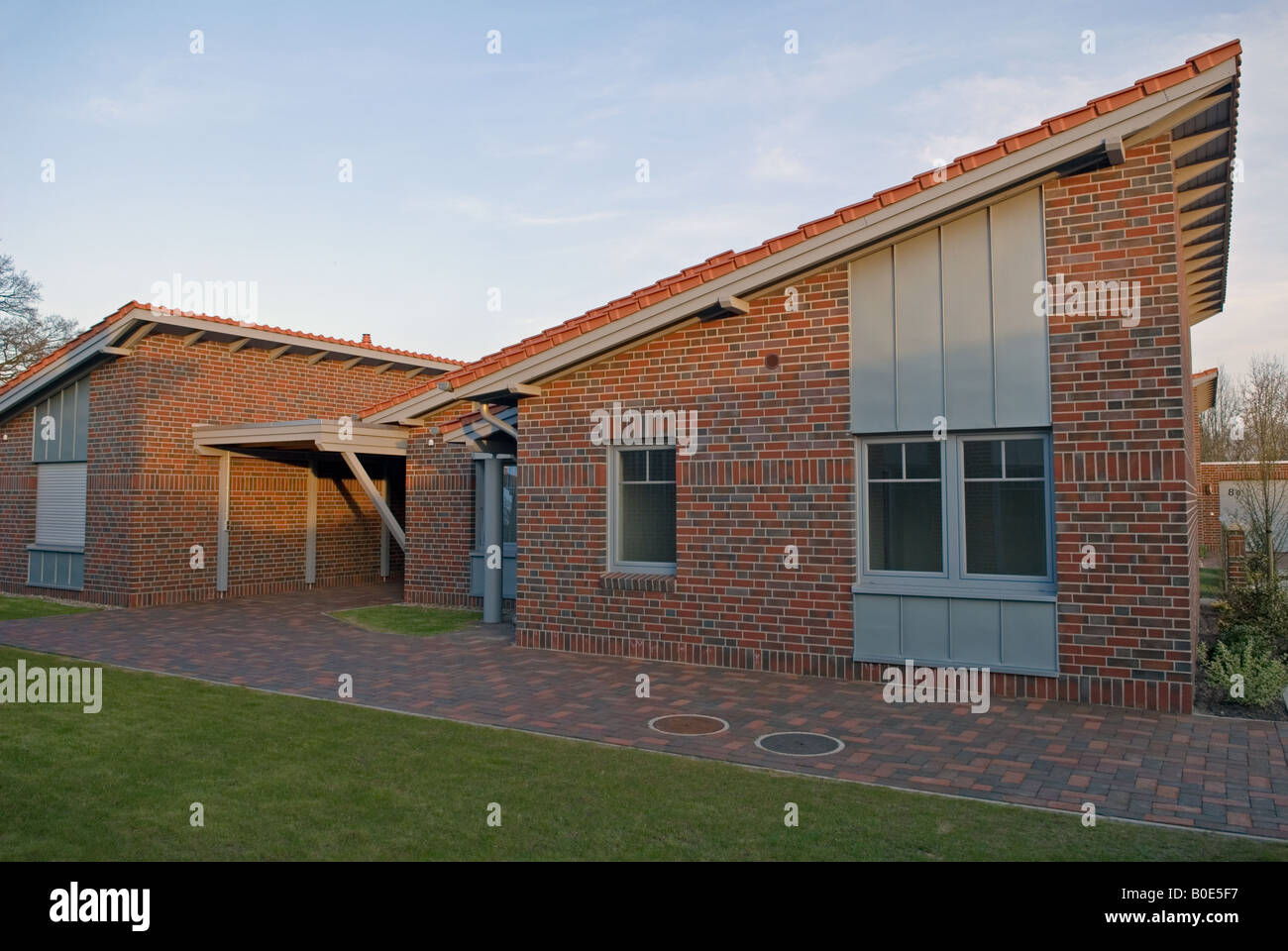 Newly built bungalows in the district of Alexander House, a residential