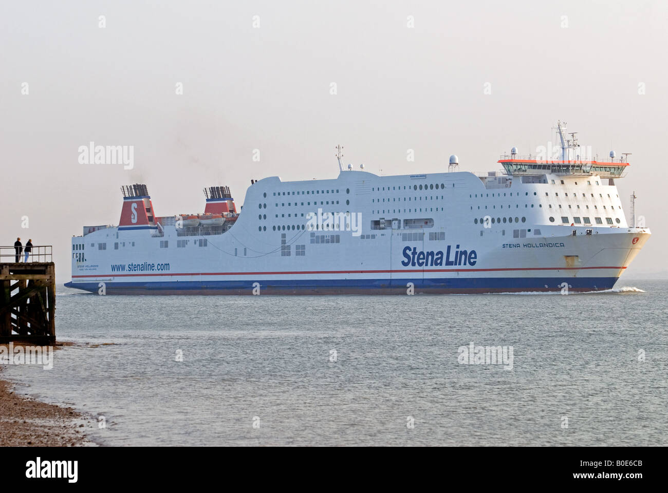 Stena Line passenger ferry 'Hollandica' arriving in Harwich, Essex ...