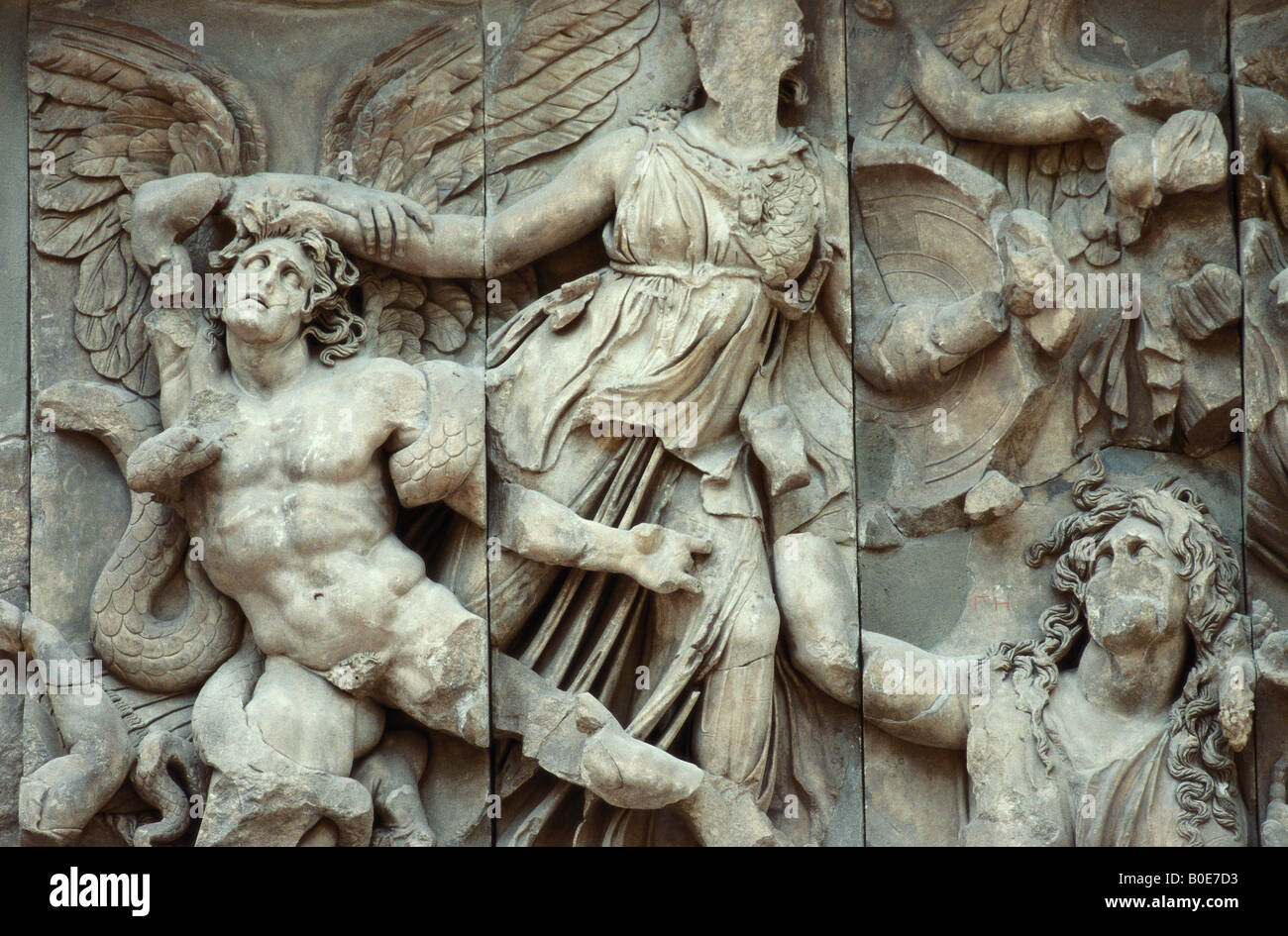 Berlin. Germany. Pergamon Museum. Pergamon Altar. Gigantomachy Stock Photo  - Alamy