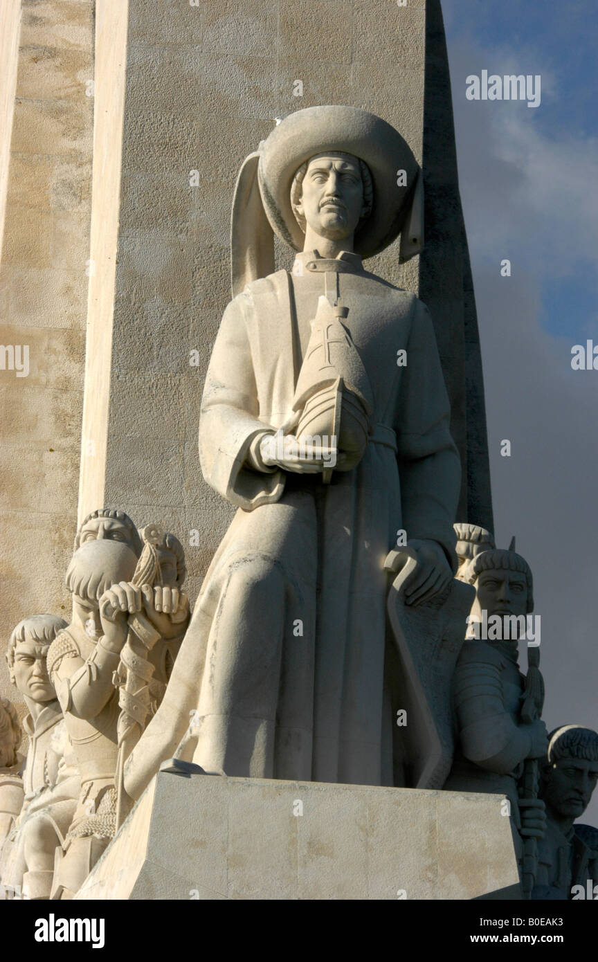 Henry the Navigator,Padrao dos Descobrimentos Monument to the Discoveries  in the district of Belém,Lisbon, Portugal Stock Photo - Alamy