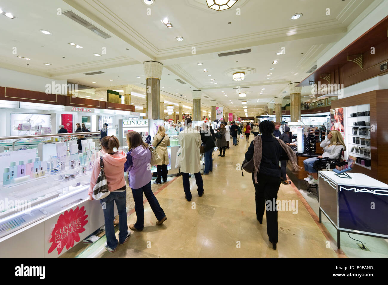 Cosmetic Counters in Macy's Department Store, 151 W 34th Street