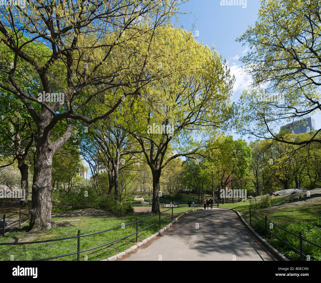 South East of Central Park near the Zoo, Manhattan, New York City Stock Photo