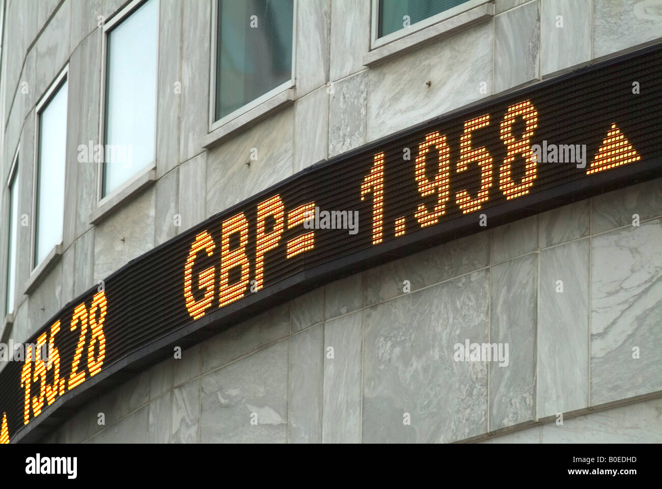 Currency Information in london Stock Photo Alamy