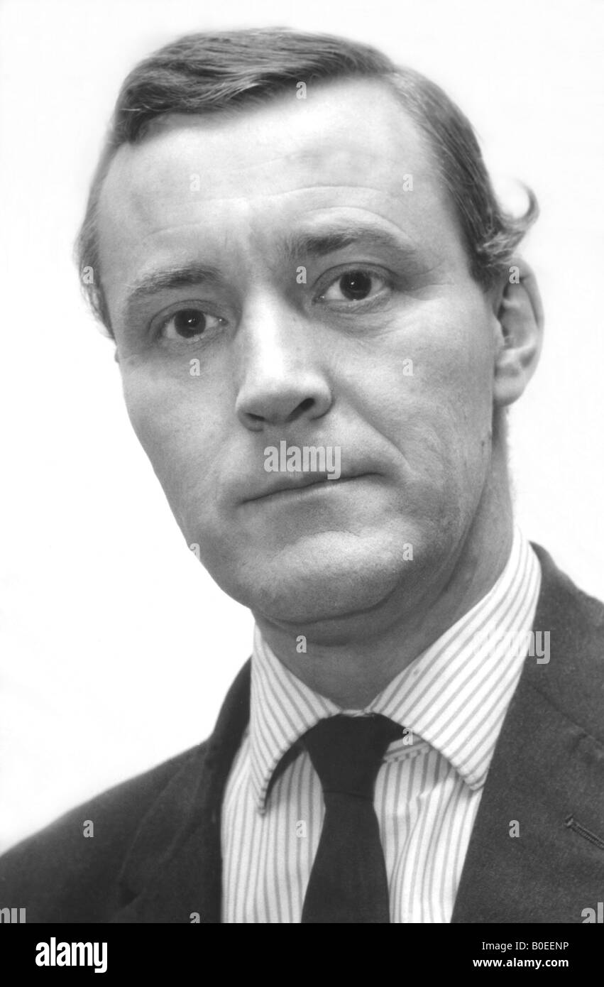 Anthony Wedgwood Benn in this 1967 portrait when he was MP for Bristol S E and Minister of Technology Stock Photo