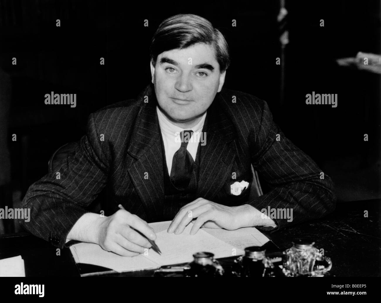 Aneurin Bevan usually known as Nye Bevan November 15 1897 July 6 1960 was a Welsh Labour politician and a socialist Stock Photo