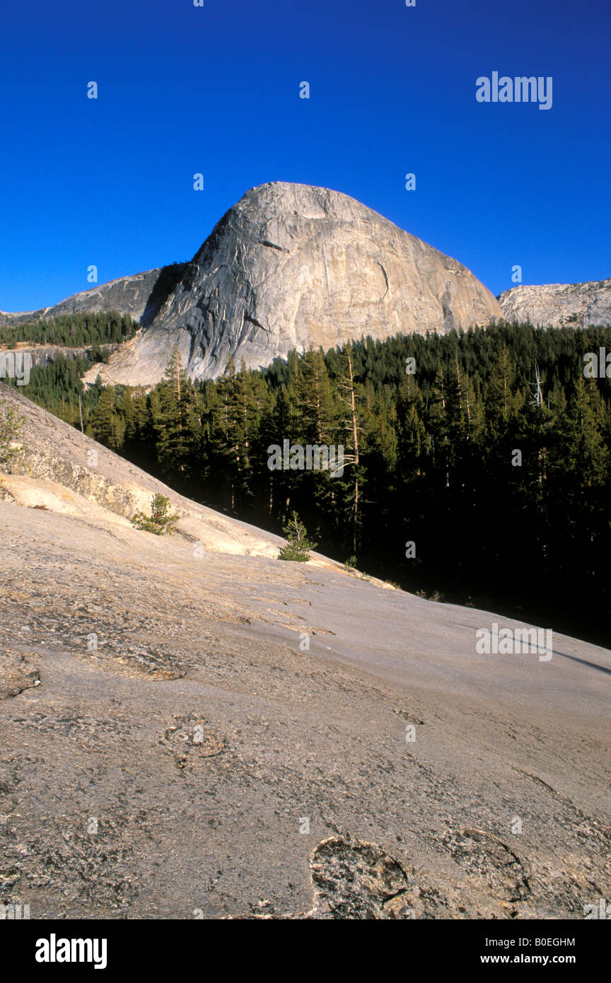 Fairview Dome and Cathedral Peak Tuolumne Meadows area Yosemite