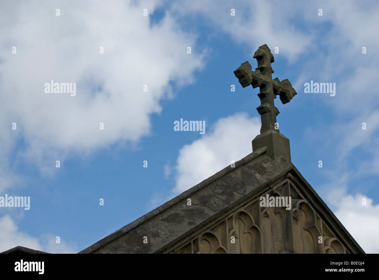 cross on church roof Stock Photo - Alamy