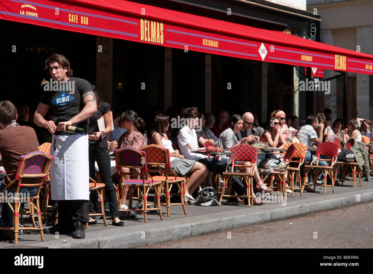 Cafe Delmas Place de La Contrescarpe Paris France Stock Photo - Alamy