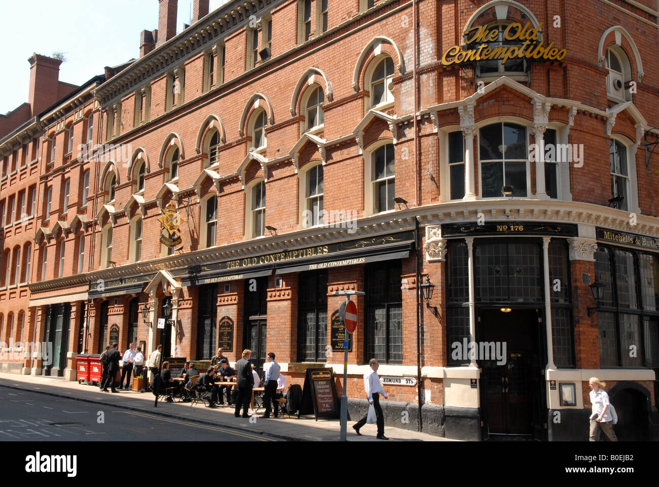 The Old Contemptibles pub in Edmund Street in Birmingham England Stock Photo