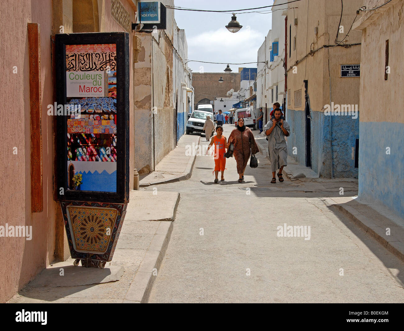Streetlife in Marocco Stock Photo