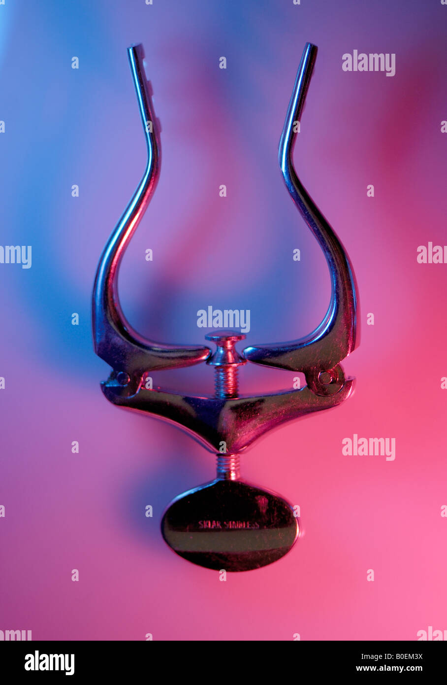 still life of a surgical instrument used for retracting Stock Photo Alamy