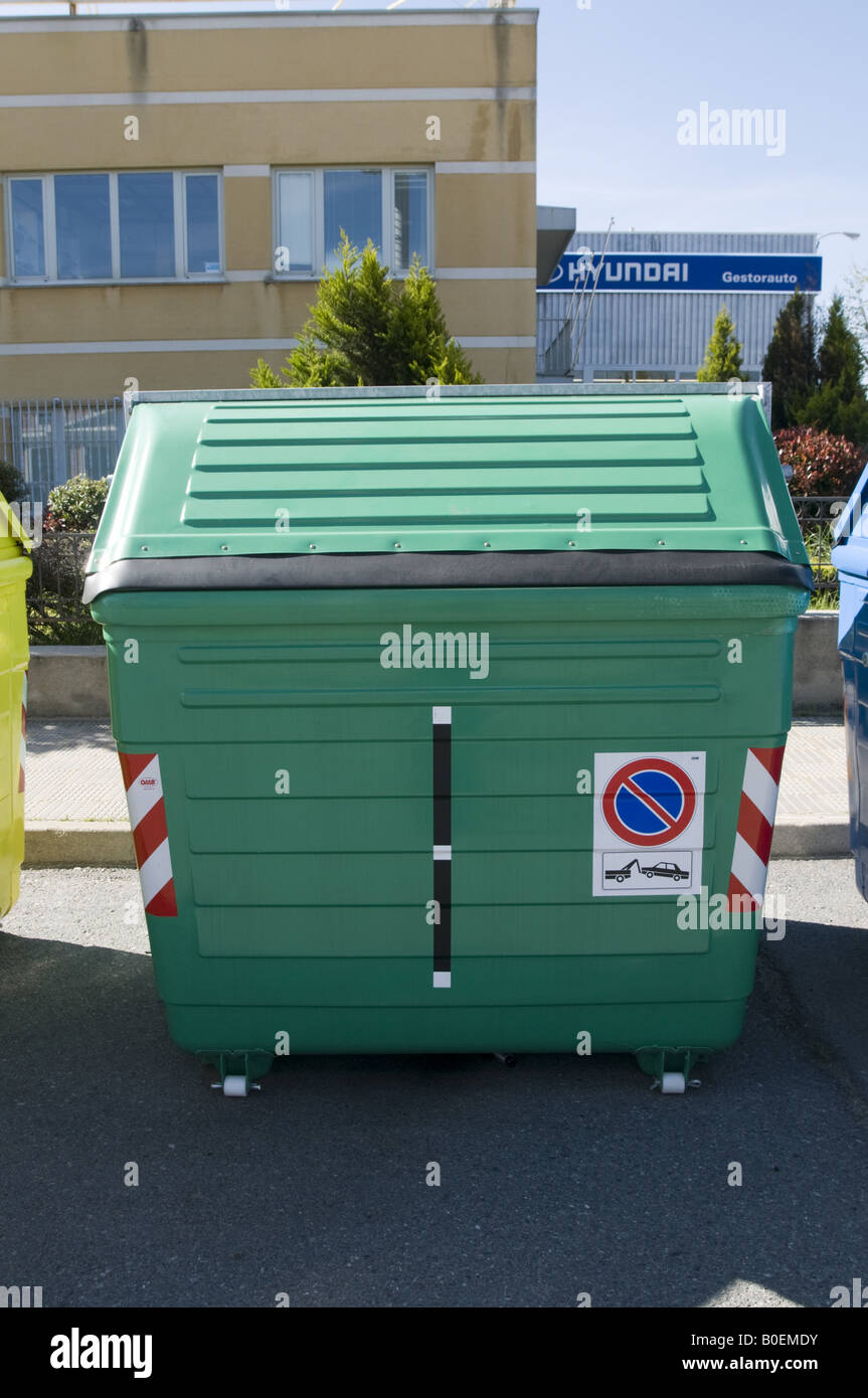 Glass Recycling Containers in Spain Stock Photo Alamy