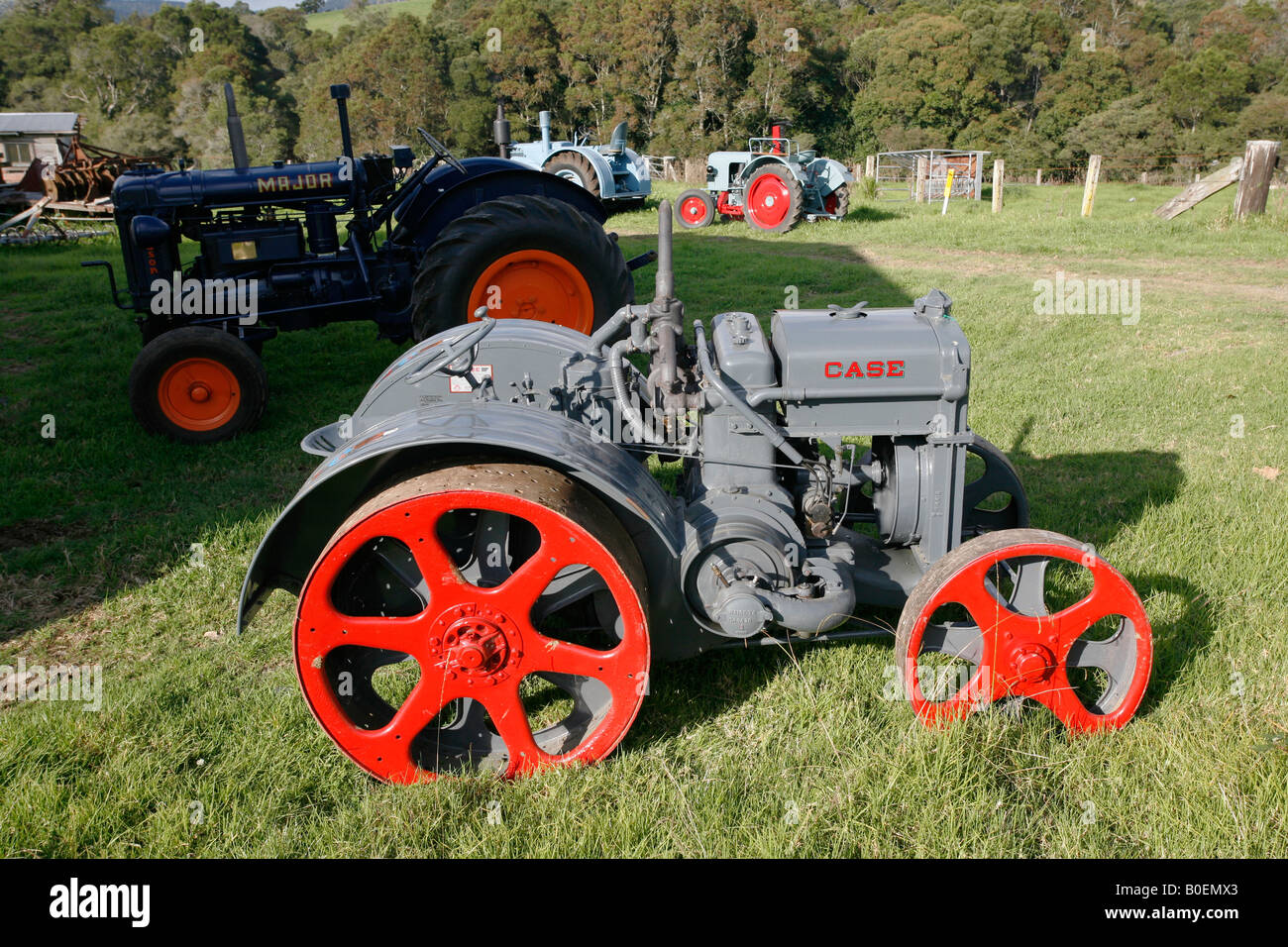 Antique and Vintage Tractors Stock Photo