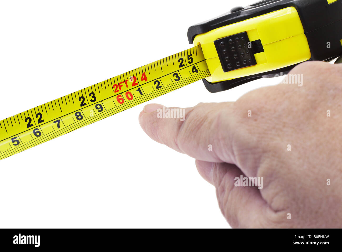 https://c8.alamy.com/comp/B0ENKW/finger-pointing-at-2-feet-on-measuring-tape-on-white-background-B0ENKW.jpg