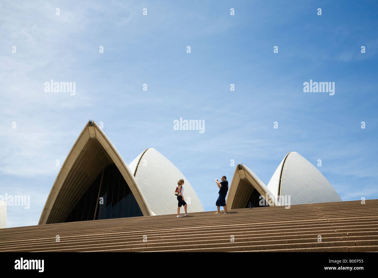 Opera House steps - Sydney, New South Wales, AUSTRALIA Stock Photo