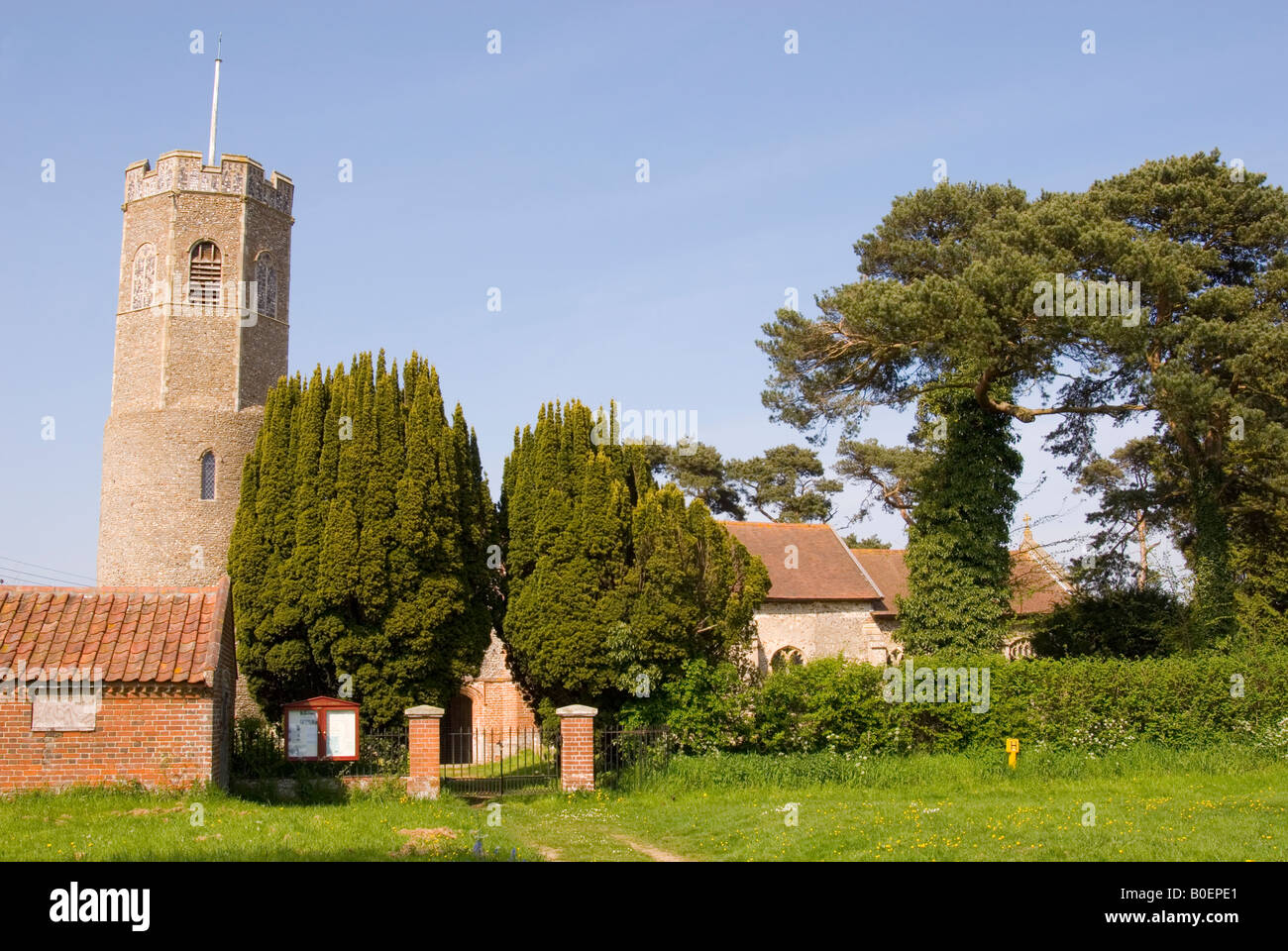 The Church Of Saint Peter At Ilketshall St.Andrew,Suffolk,Uk Stock Photo