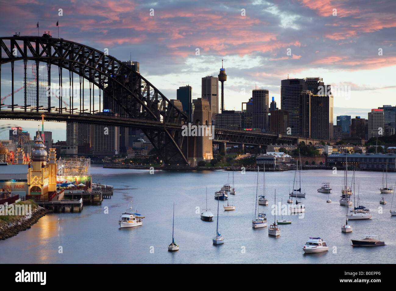 Lavendar Bay - Sydney, New South Wales, AUSTRALIA Stock Photo