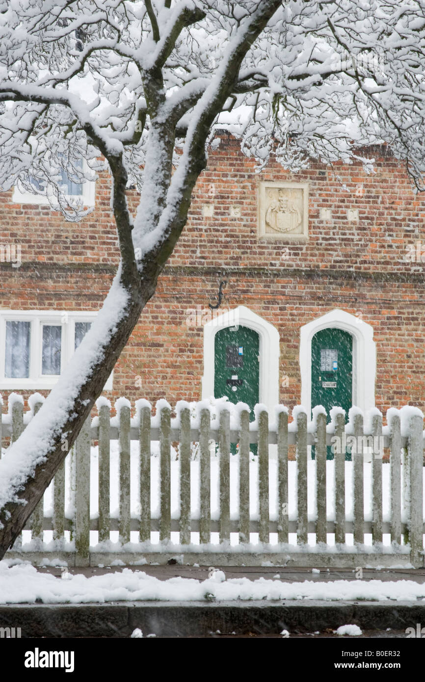 Alms houses, Friern Stock Photo Alamy