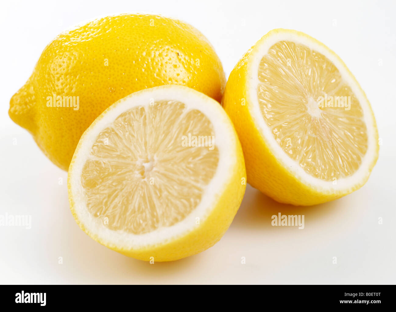 FRESH LEMONS Stock Photo
