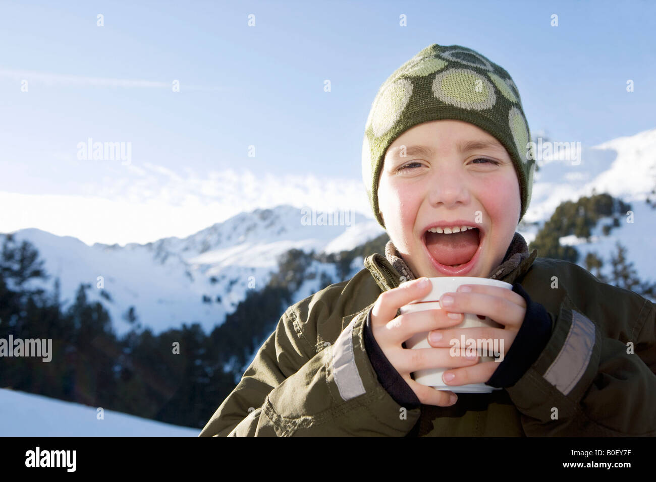 Children winter activities mountains hires stock photography and