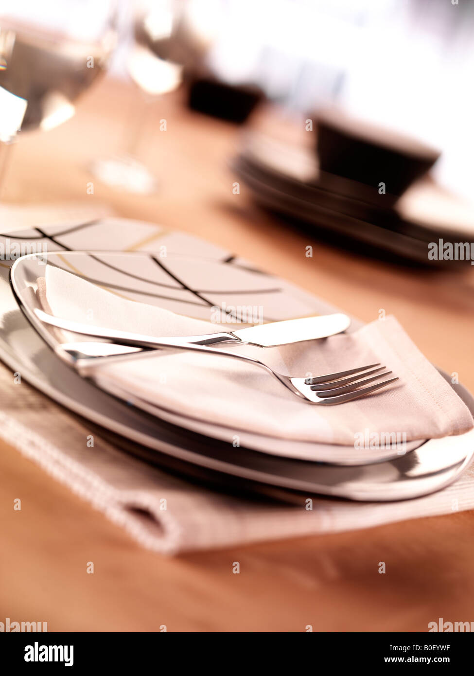 TABLESETTING Stock Photo