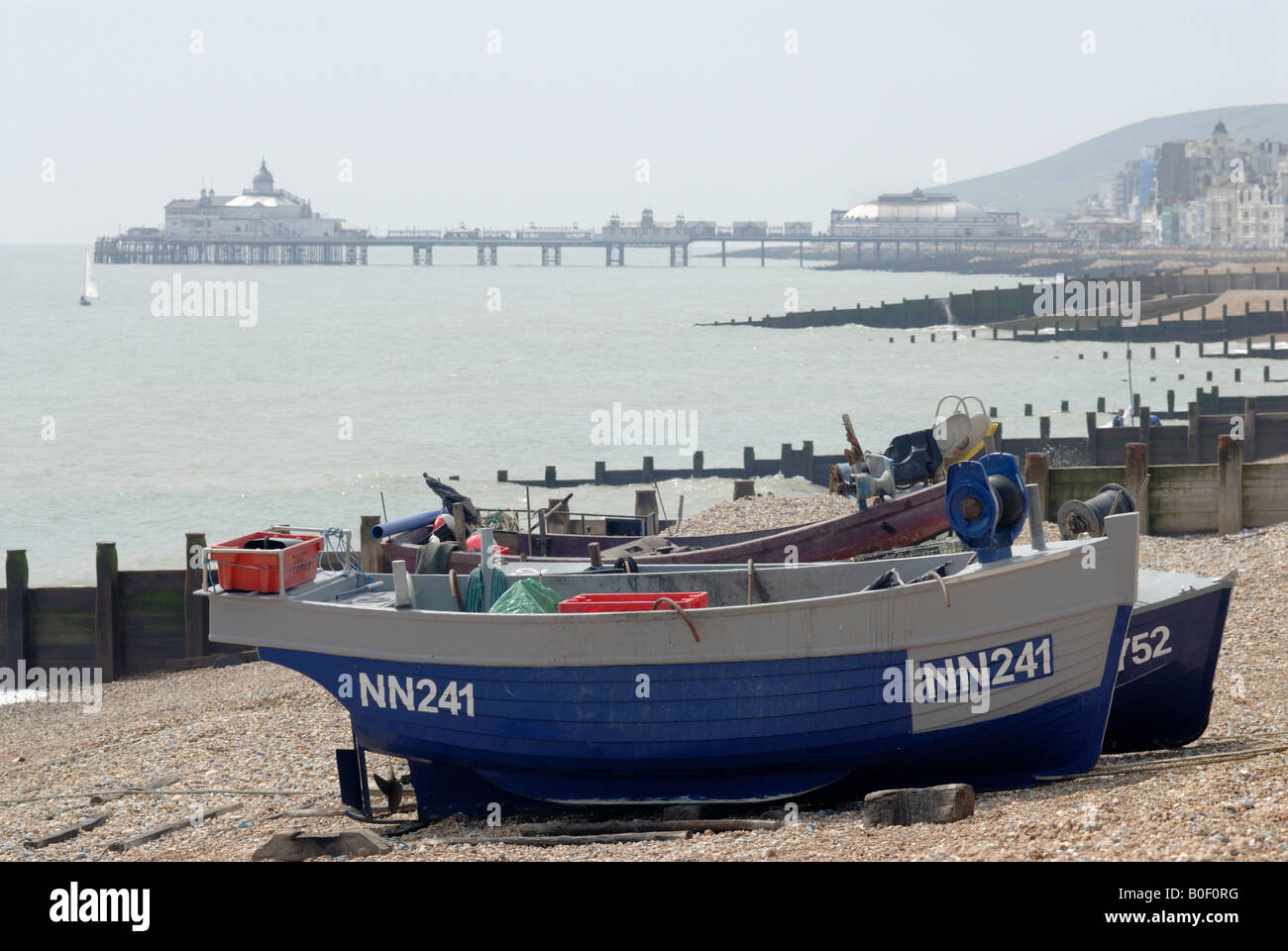 Eastbourne seafront viewed from the east Stock Photo Alamy
