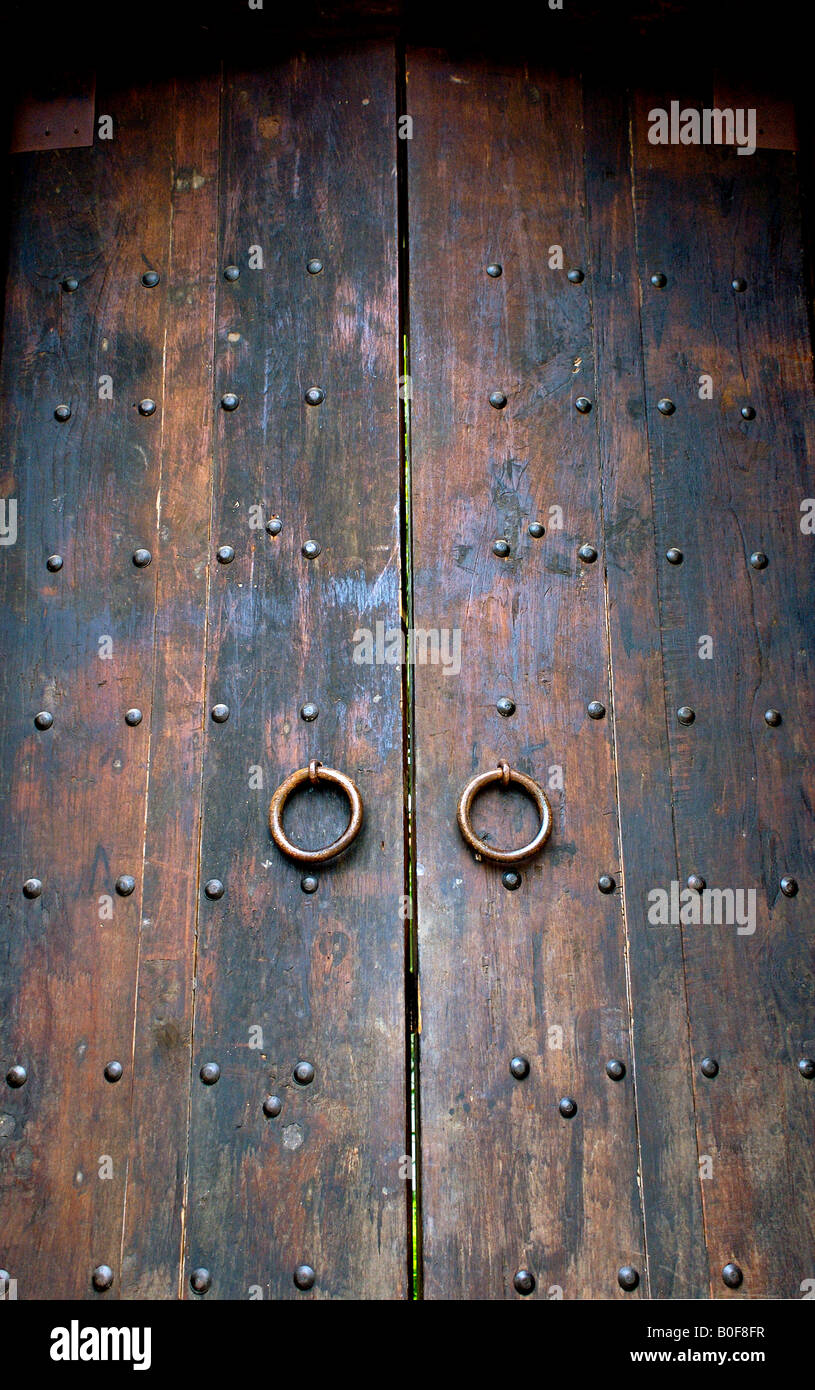 Gate of Chiang Mai home Thailand Stock Photo