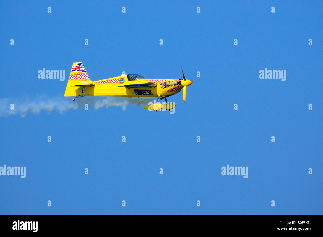 Airplane at Red Bull Air race at San Francisco Fleet week with British  Union Jack painted on the tail Stock Photo - Alamy