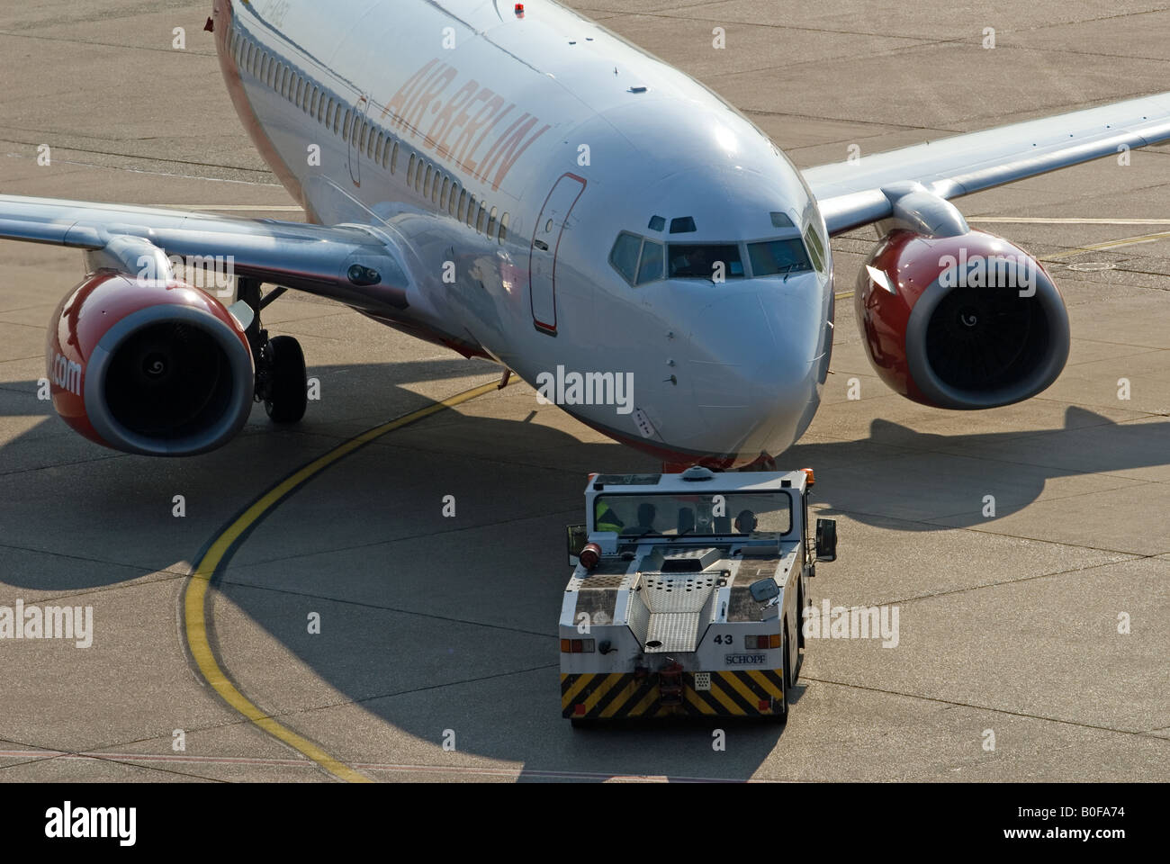 Air Berlin Boeing 737 passenger airliner, Dusseldorf International ...