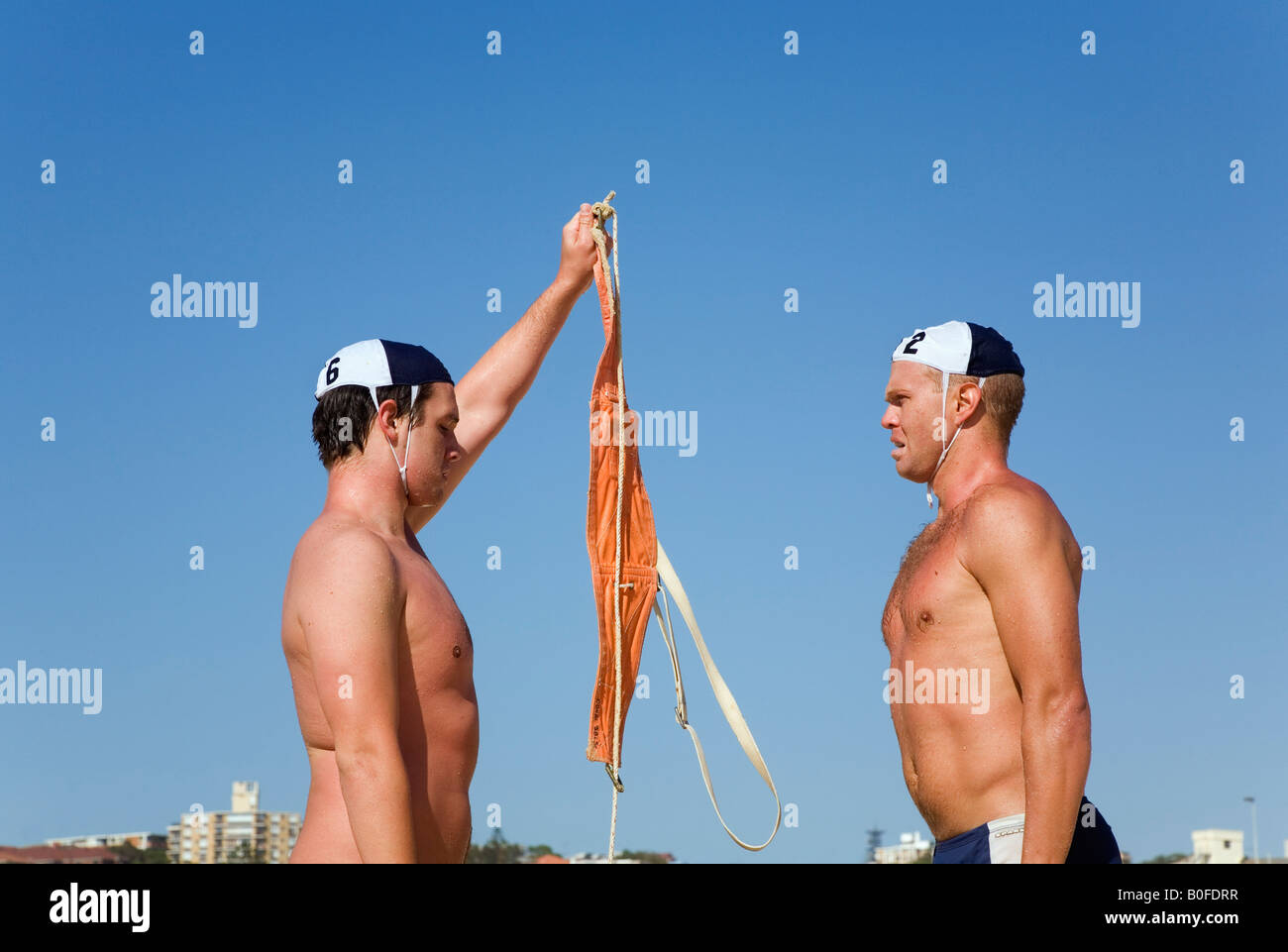 Inappropriately dressed Caucasian male wearing Speedos swimming trunks on  the street. Pattaya Thailand S. E. Asia Stock Photo - Alamy