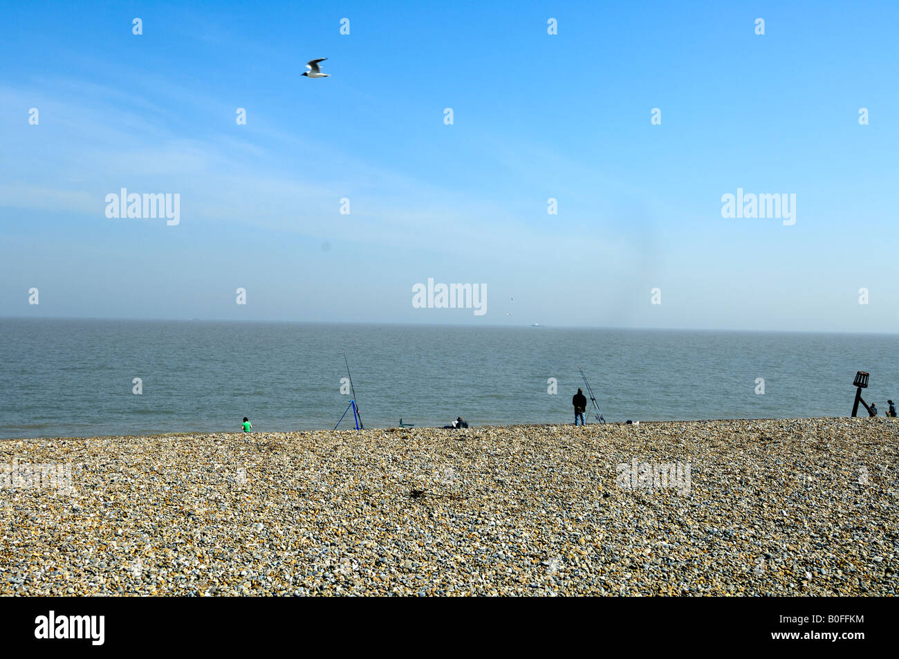 Beach, Aldeburgh, Suffolk Stock Photo