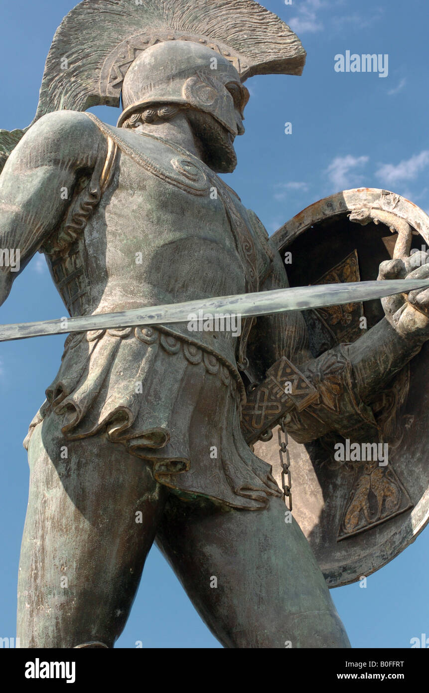 King Leonidas Sparta Stock Photo Alamy