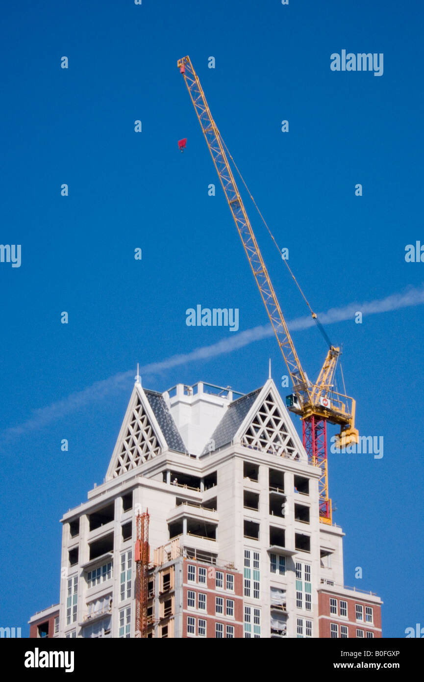 New building construction in Providence Rhode Island Stock Photo Alamy