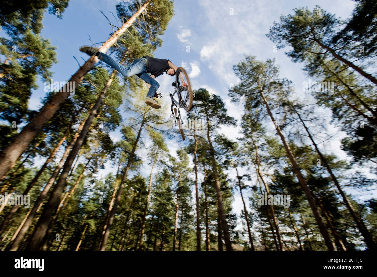 mountain bike dirt jump trick stunt air leap bmx mountain bikes MTB BMX