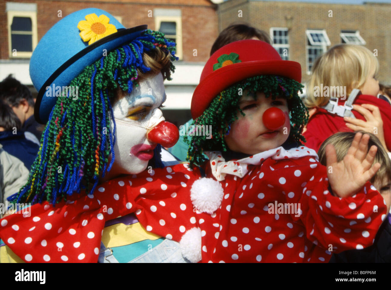 clowns at the last bognor convention bognor regis uk Stock Photo Alamy