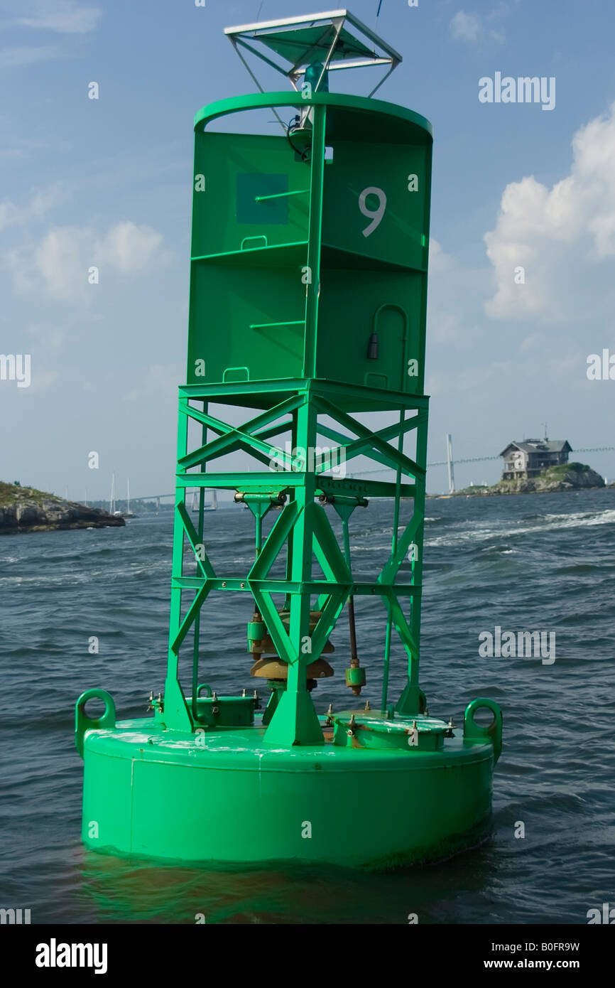 Photo of a navigational bell buoy Stock Photo Alamy