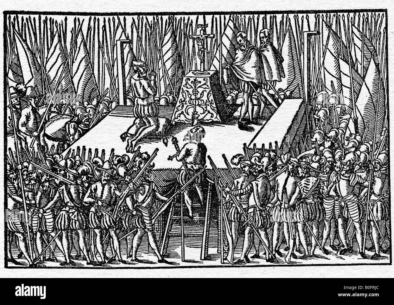 EXECUTION OF COUNTS EGMONT AND HORNE under the Spanish Duke of Alba in