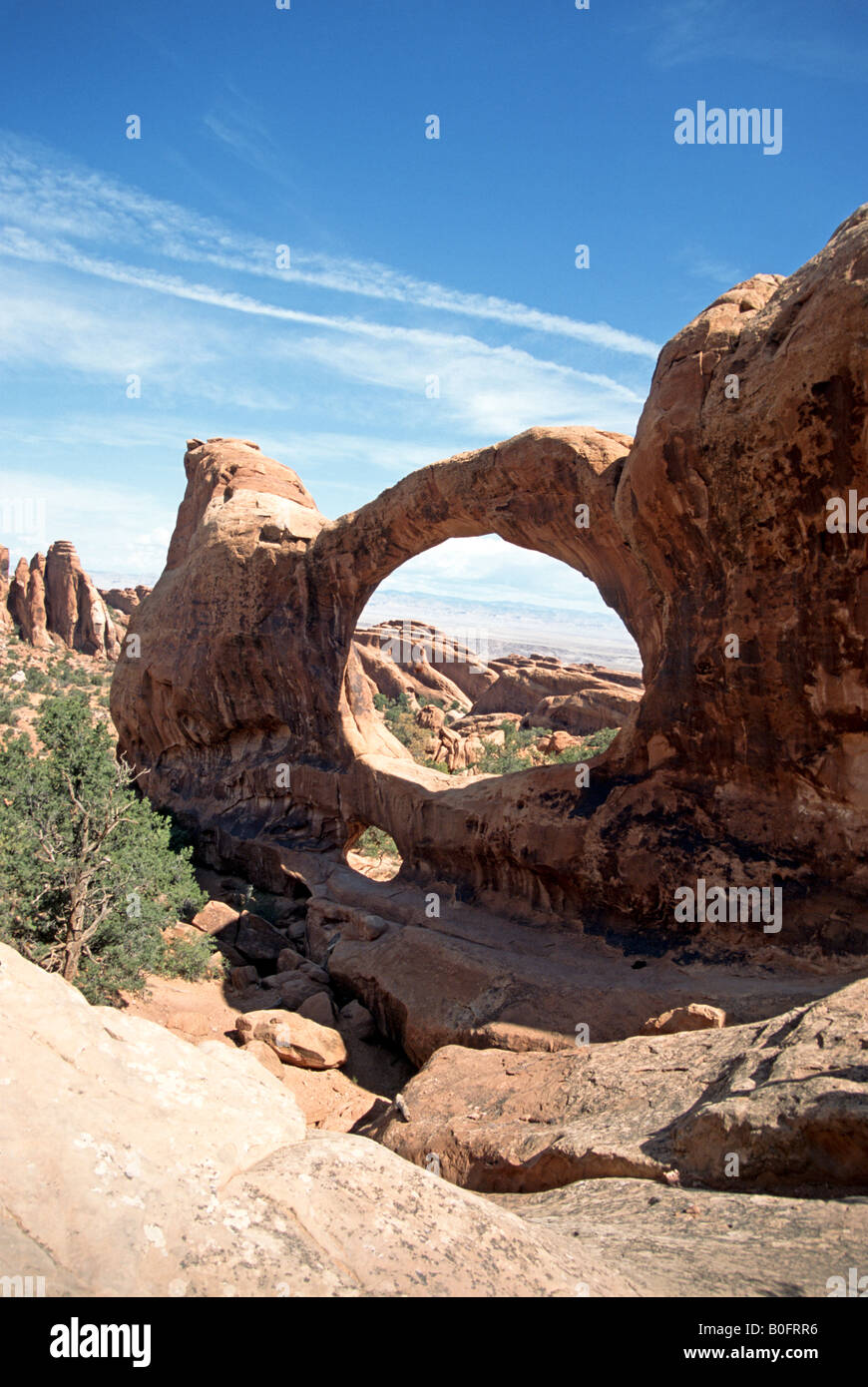 Double O Arch Stock Photo Alamy