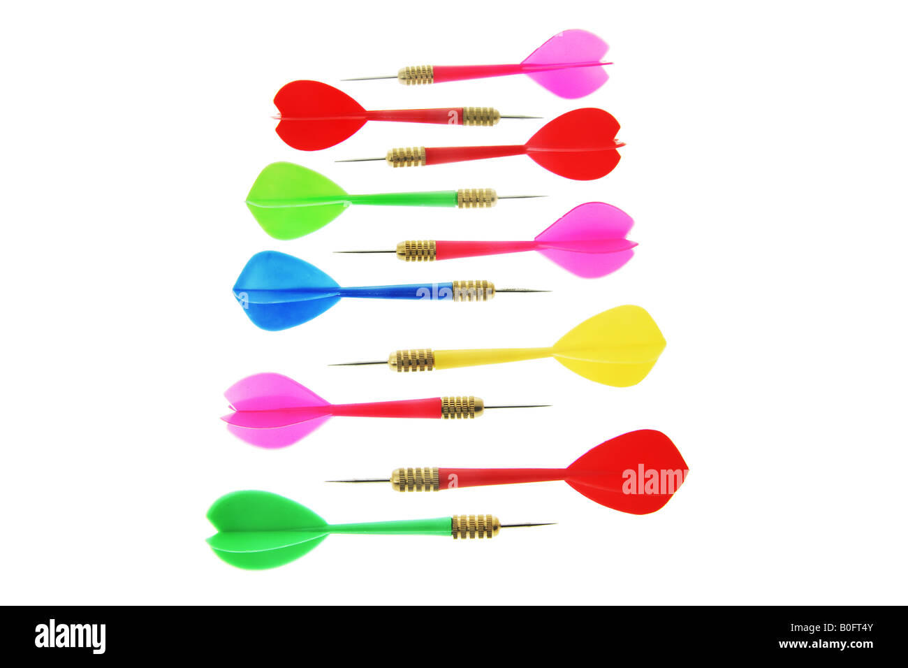 Arrangement of Darts Stock Photo Alamy