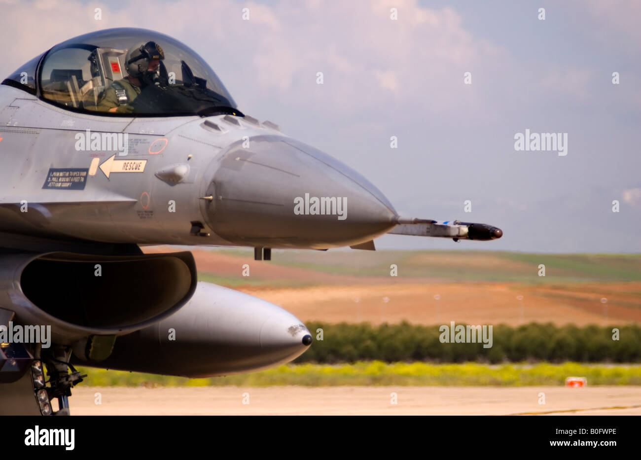 Belgian Air Force F16 Stock Photo
