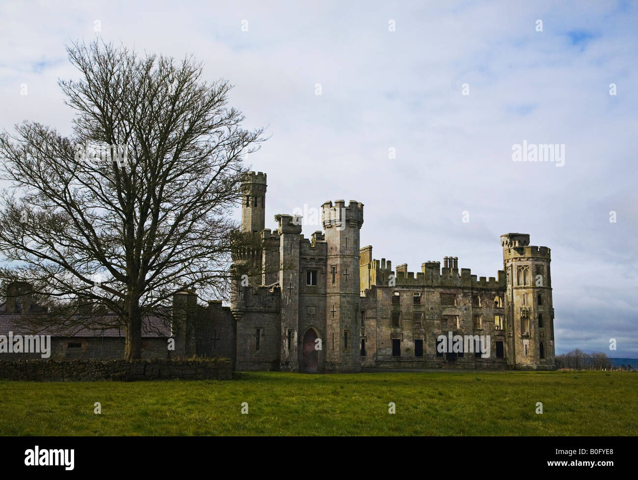 Ducketts Grove castle Co. Carlow Ireland Stock Photo Alamy