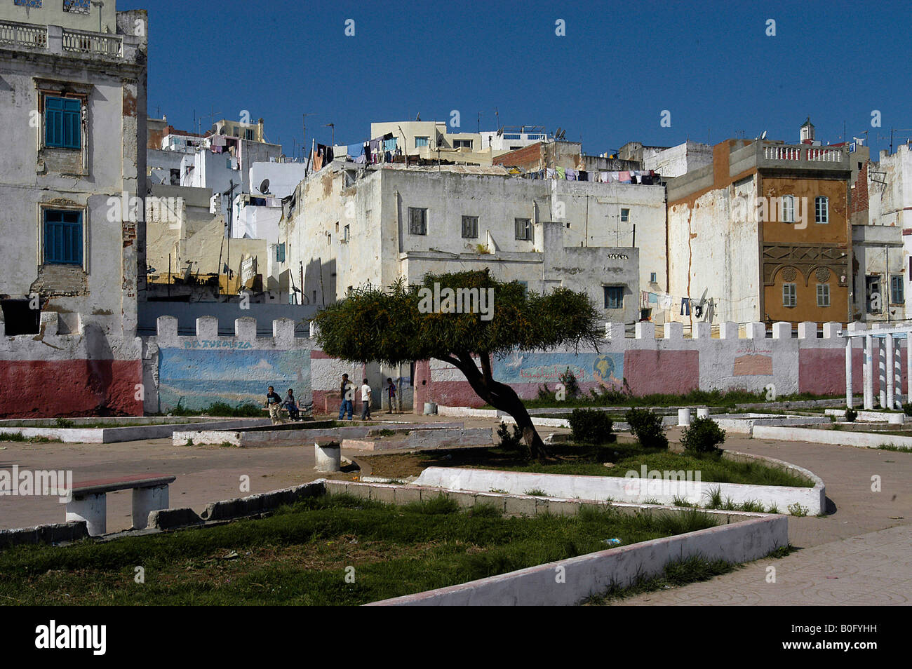 Architecture Larache Maroc Stock Photo Alamy